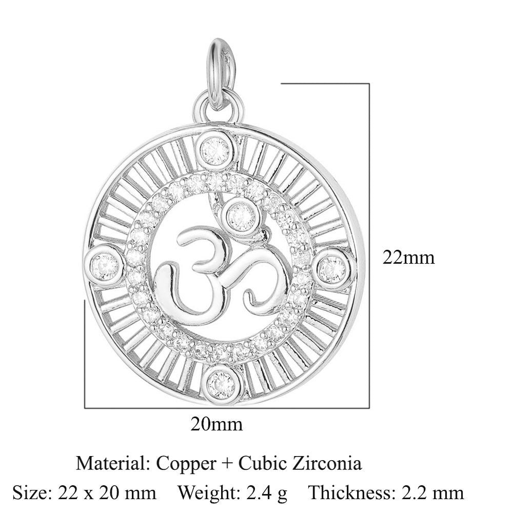 Virgin Angel Copper Zircon Pendant