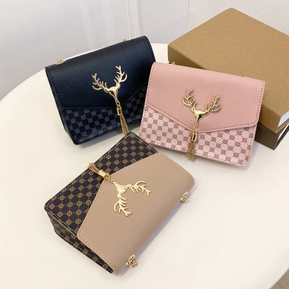 Korean version of fashion diamond chain bag