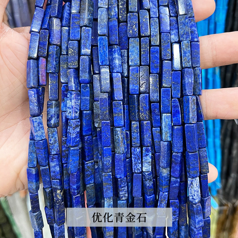 4 * 13Mm crystal agate square loose beads