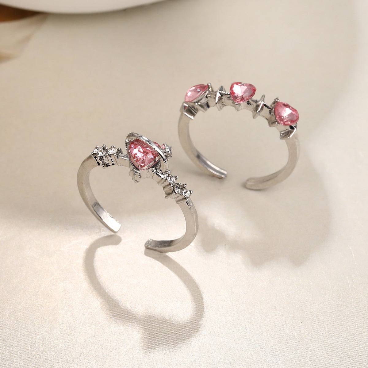 Barbie Pink Diamond Heart Ring