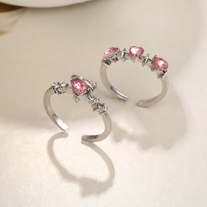 Barbie Pink Diamond Heart Ring