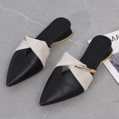 Pointed sandals large size