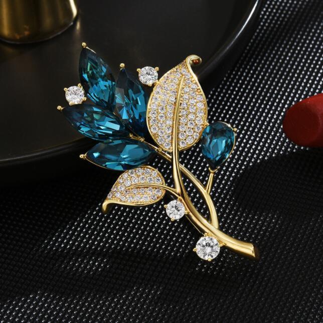 Elegant Orchid Brooch