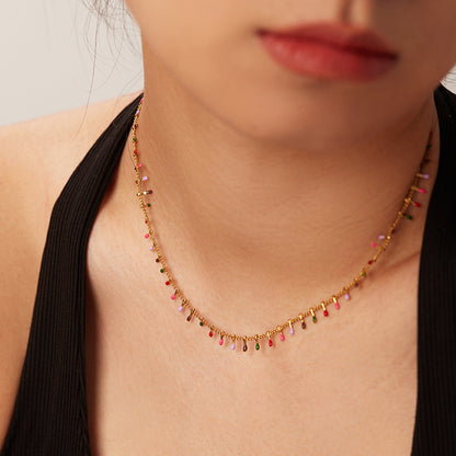 Double Cuban Chain Necklace