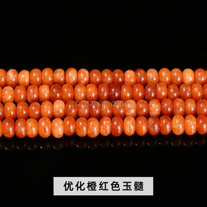 8 * 4Mm natural stone chalcedony abacus beads loose beads