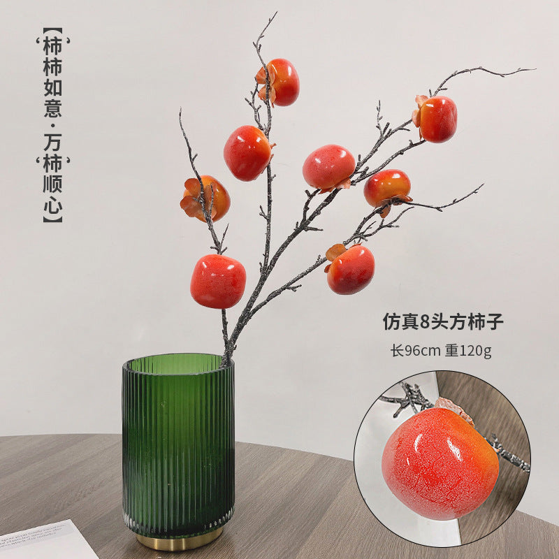 Small red fruit simulation eucalyptus money fortune material wholesale