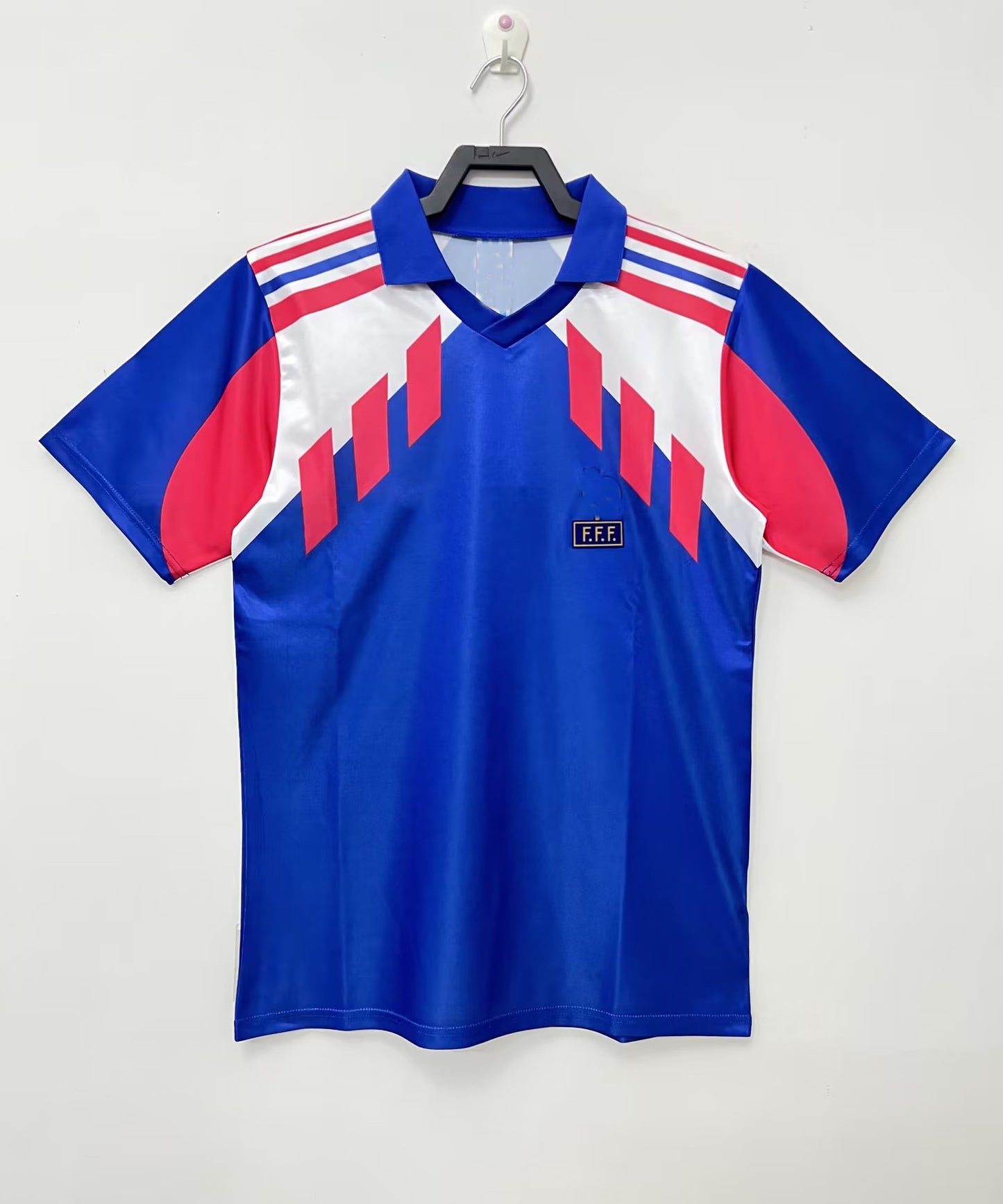 Camiseta retro de manga corta de Zidane Henry de Mbappé de Francia 82-06 