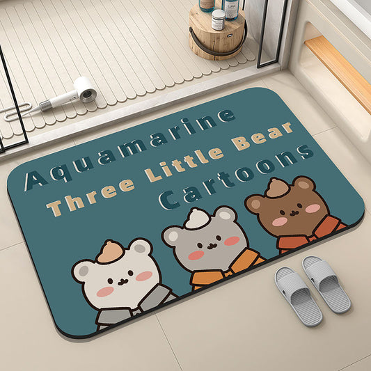 Cartoon Anti-Slip Mat, Bathroom Floor Rug