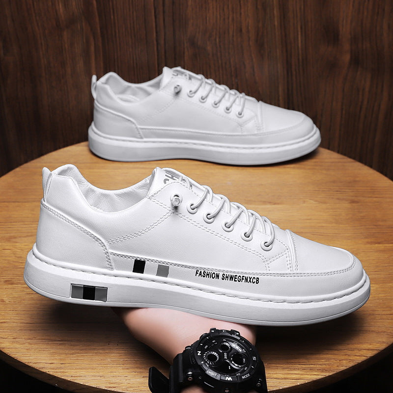 Trendy Casual Leather Sneakers