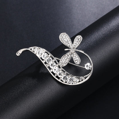 Accessories Butterfly Pearl Brooch