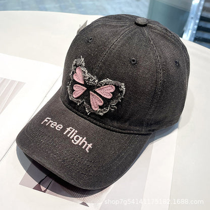 Gorra de béisbol de mariposa 