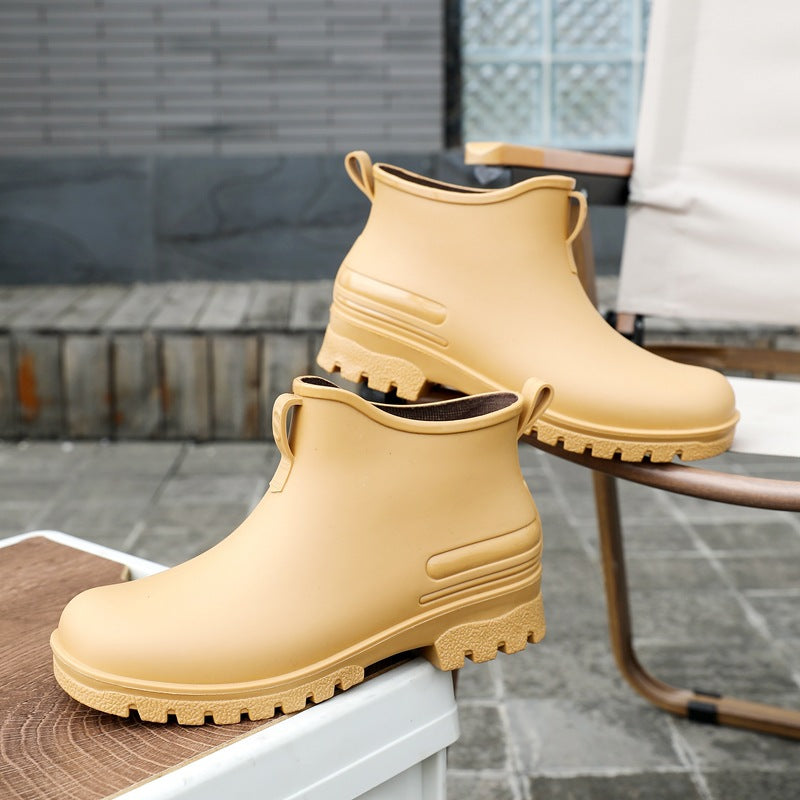 Rain shoes men's Korean version versatile couple rain boots