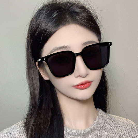 Sunset Gradient Square Blush Sunglasses