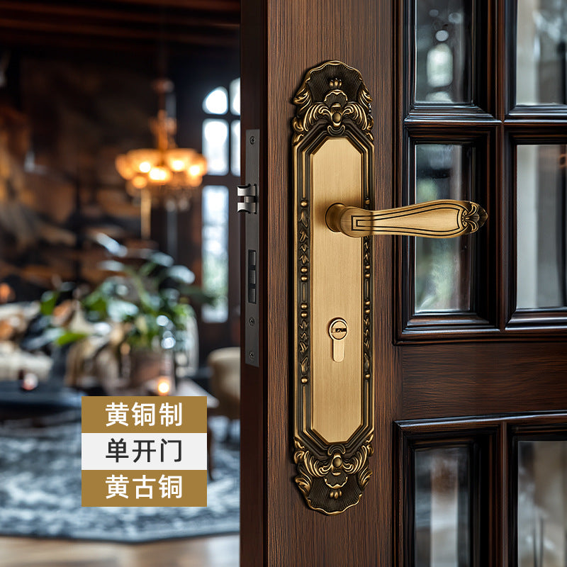 Villa luxury double door handle