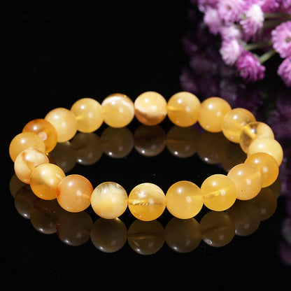 Natural Chicken Oil Yellow Beeswax Bracelet