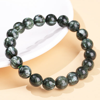 8A Natural Green Dragon Crystal Bracelet