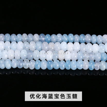 8 * 4Mm natural stone chalcedony abacus beads loose beads