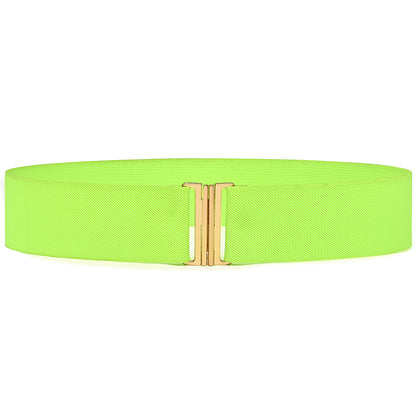 Wide waist seal elastic belt