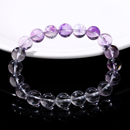 7A natural gradual change purple super seven crystal bracelet