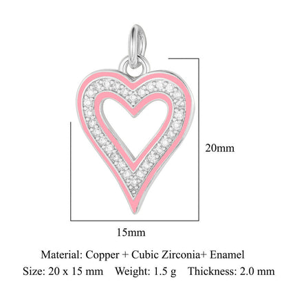 Love Lock Cross Heartbeat Crown Pendant Accessories