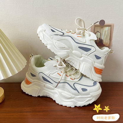 New style thick sole height-enhancing sports shoes for women