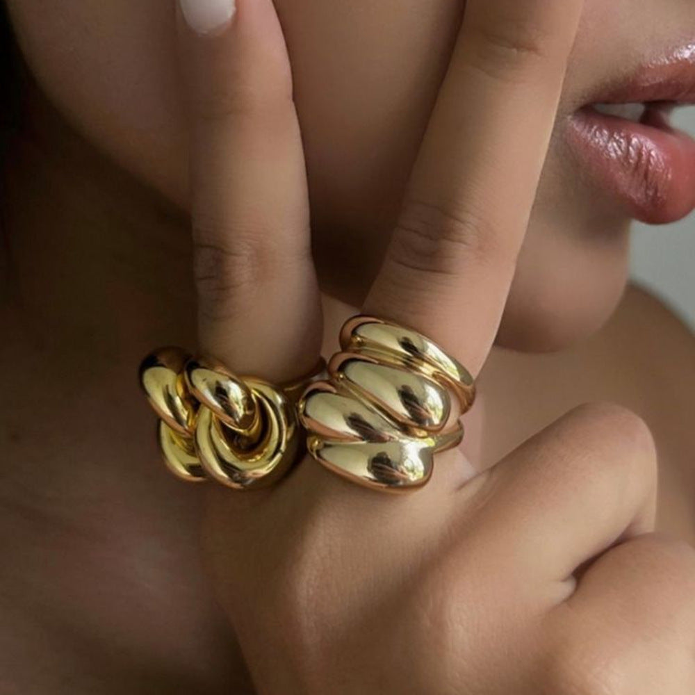 Water drop ring fashion