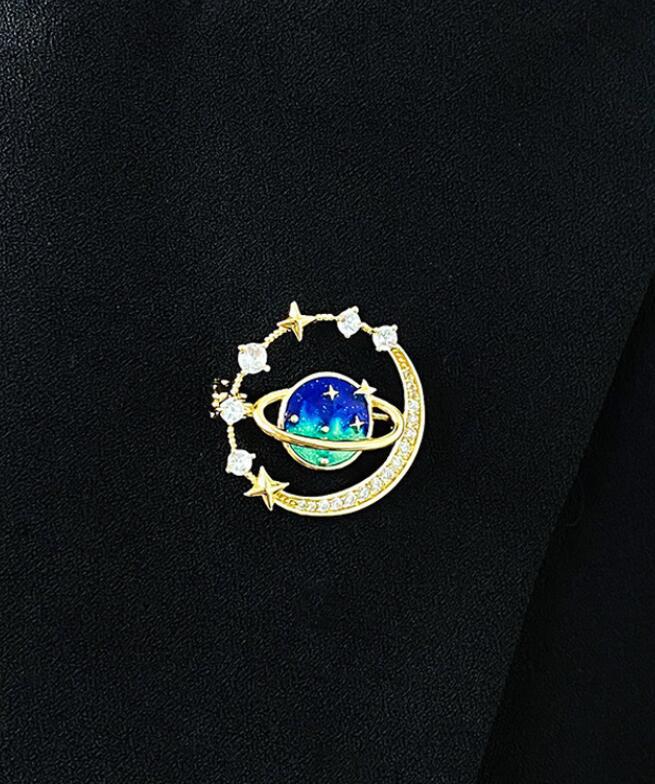 Fantasy Universe Badge Brooch