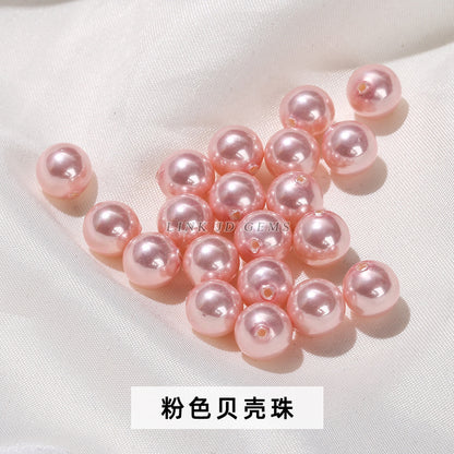 Bead half hole pearl DIY