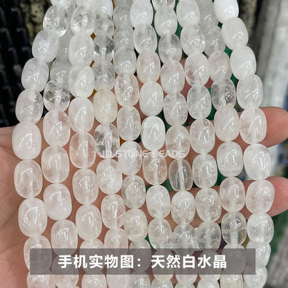 10 * 14Mm natural crystal agate drum beads loose beads