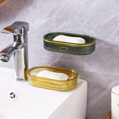 Large Wall-Mounted Drainage Soap Dish