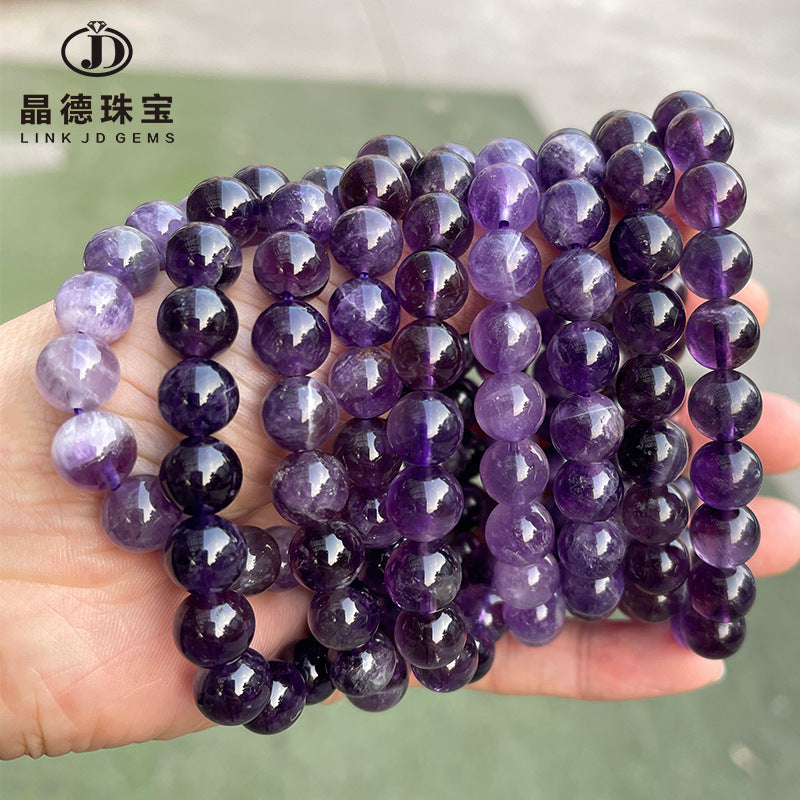 Natural Ice Transparent Amethyst Bracelet