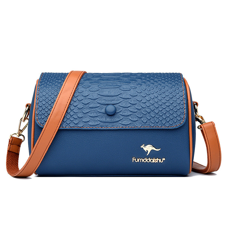 Crocodile pattern fashion versatile bag