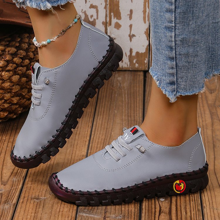 Simple women's shoes with beef tendon soles