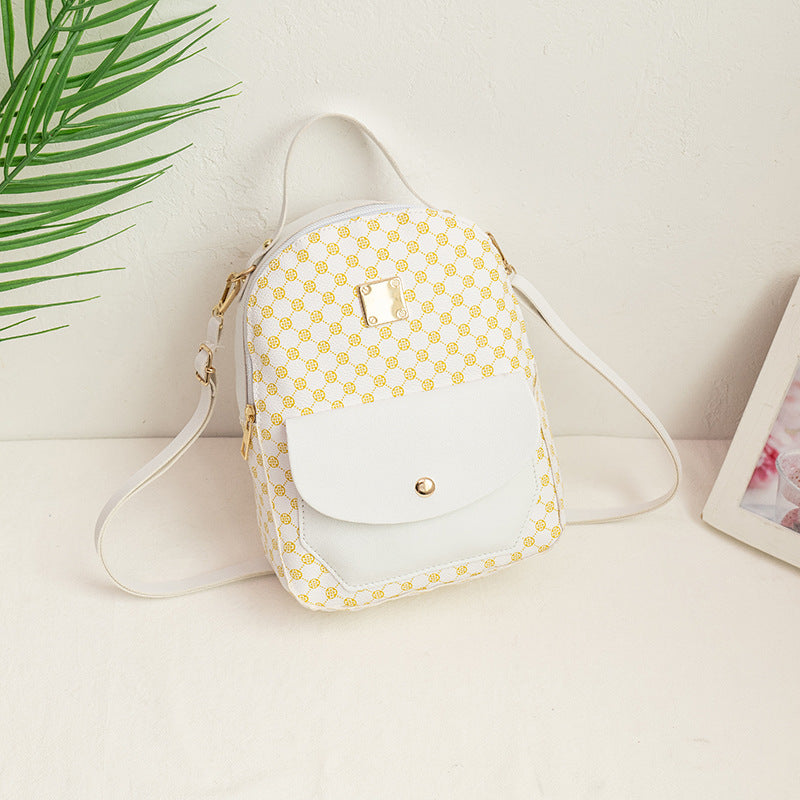 Korean version backpack, women's bag.