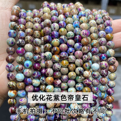 Shoushan stone synthetic snake skin stone loose beads