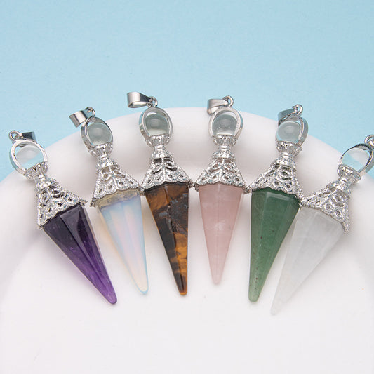 Crystal Cone Pendulum Pendant