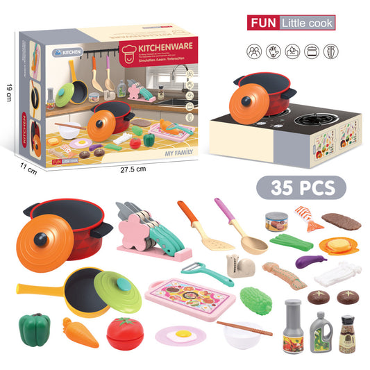 Mini Kitchen Stall Pretend Play Toy for Children's Pretend Play Kitchen Stall for Girls, Factory Direct PP