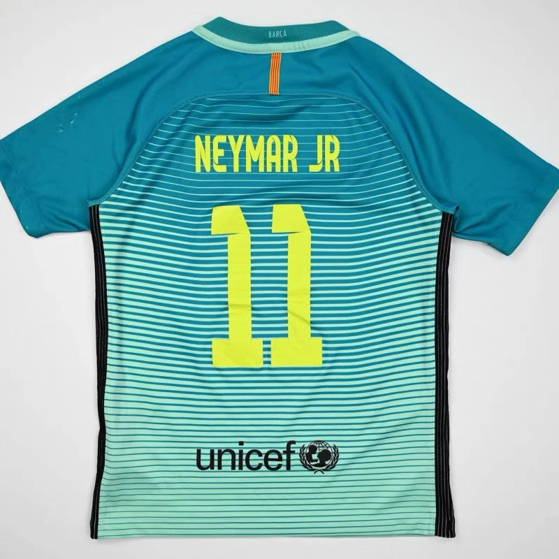 Barcelona Classic 10 Messi Rivaldo Puyol Figo Neymar Long Short Sleeve