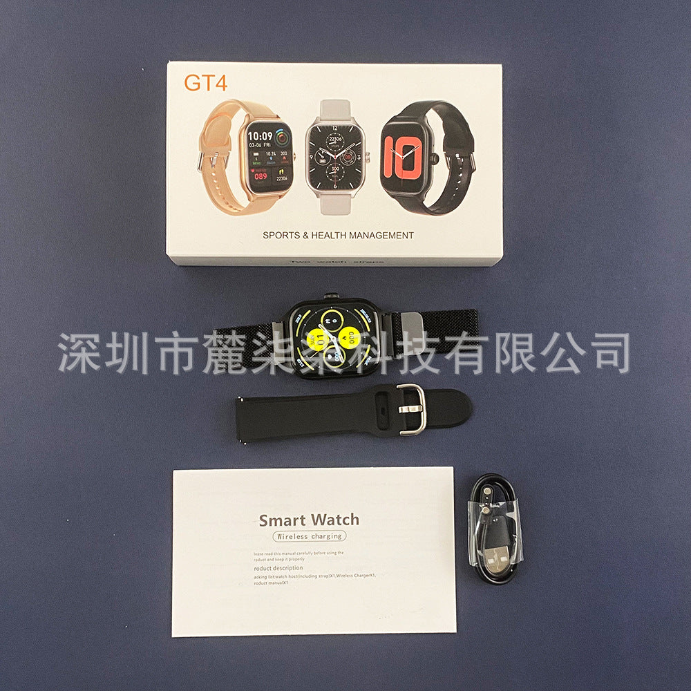 GT4 Smartwatch Bluetooth Call Heart Rate Blood Pressure Huami Dual Bands