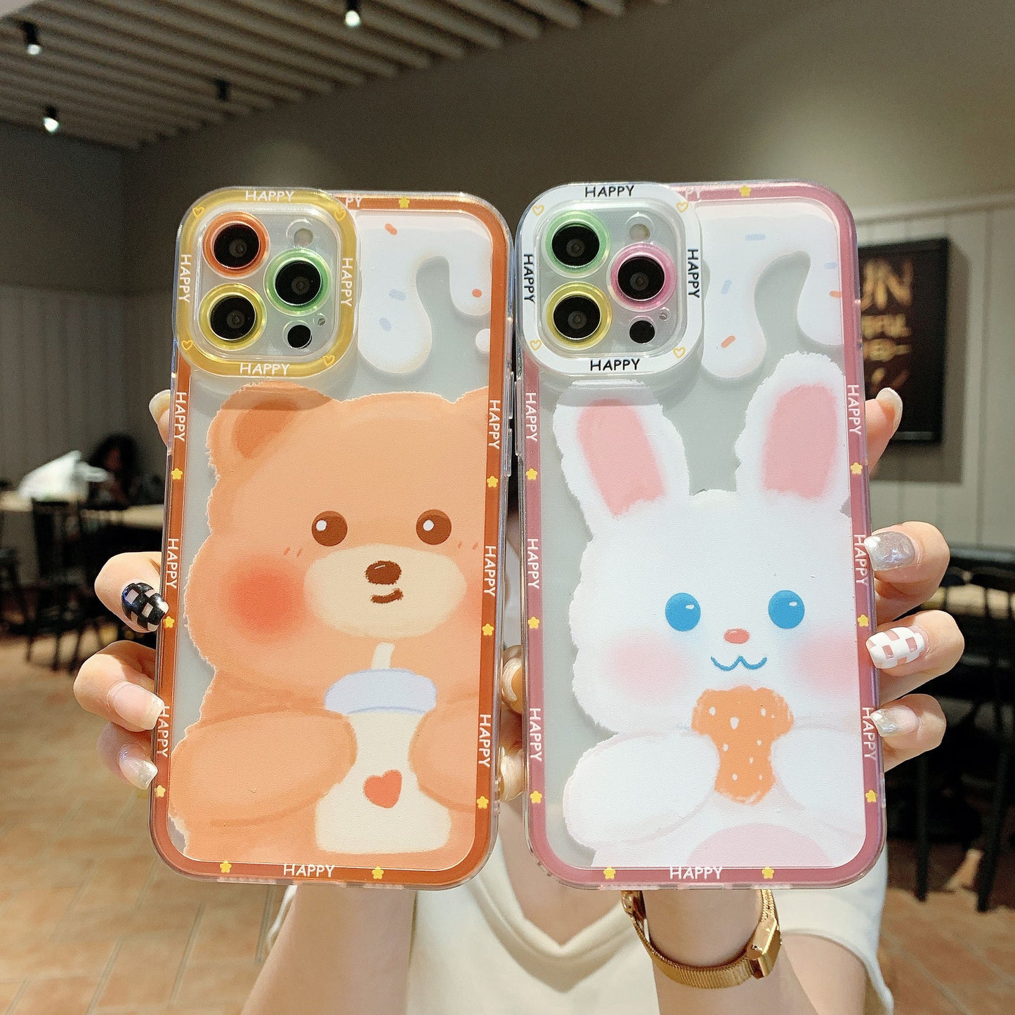 Huawei Honor X30 Angel Eye Full Cover V40 Cartoon Text TPU