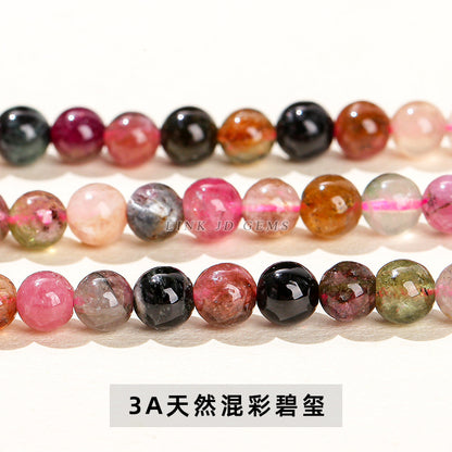 4Mm natural stone crystal agate small beads round beads