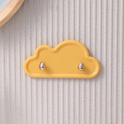 Cloud Double Hook No-Drill Wall Mount