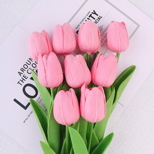 PU Tulip Artificial Flowers Wholesale