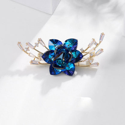 Eco-friendly crystal brooch pin