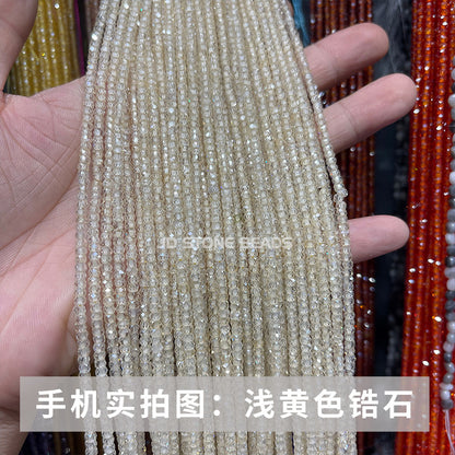 2 * 3Mm Jingde Jewelry Section Zircon Abacus Beads