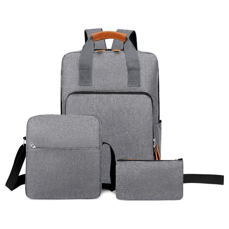 Large capacity three-piece backpack