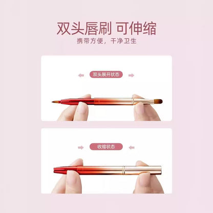 Colorful Retractable Dual-Ended Lip Brush