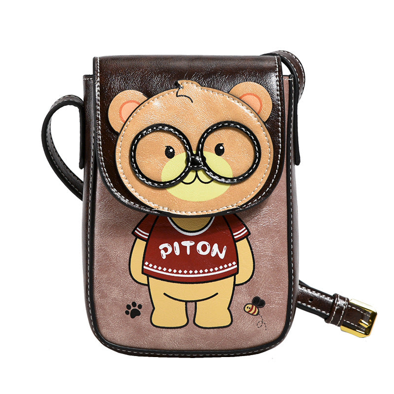 New fashionable classic bear mobile phone bag