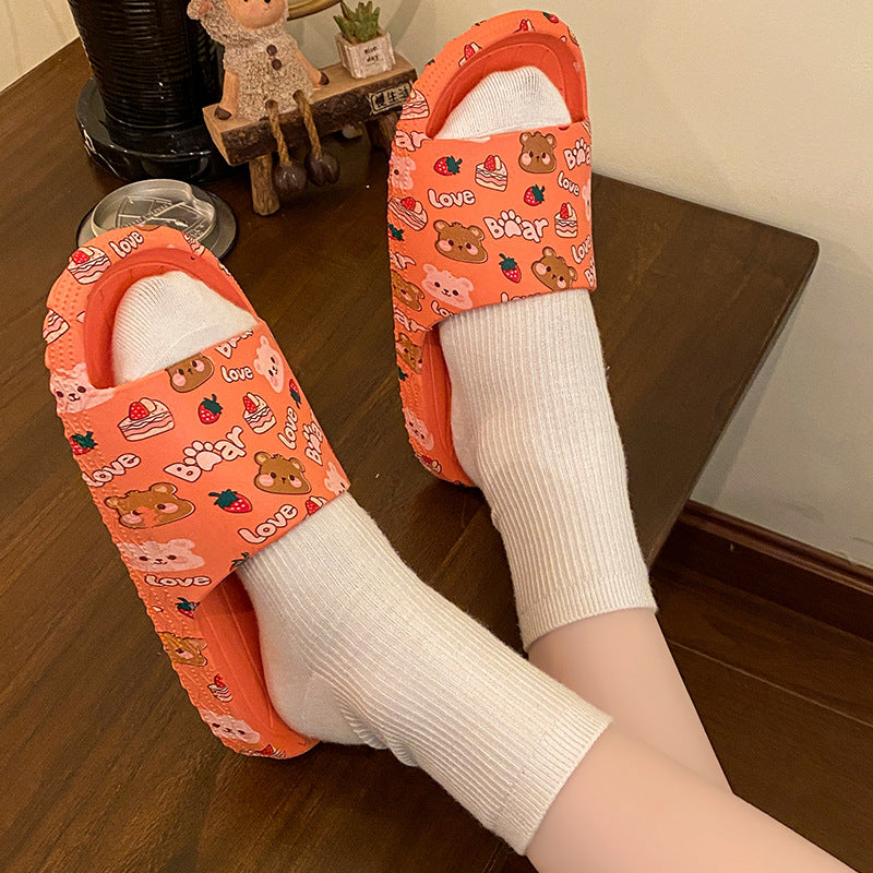 Fashion printed slippers