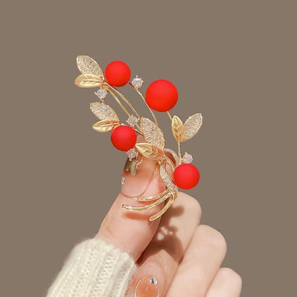 Red brooch high grade